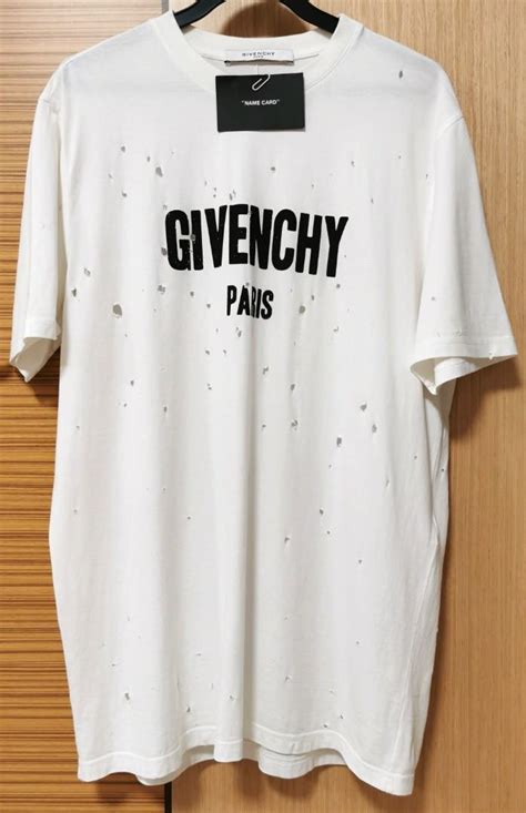 givenchy distressed tee replica|how to spot givenchy clothing.